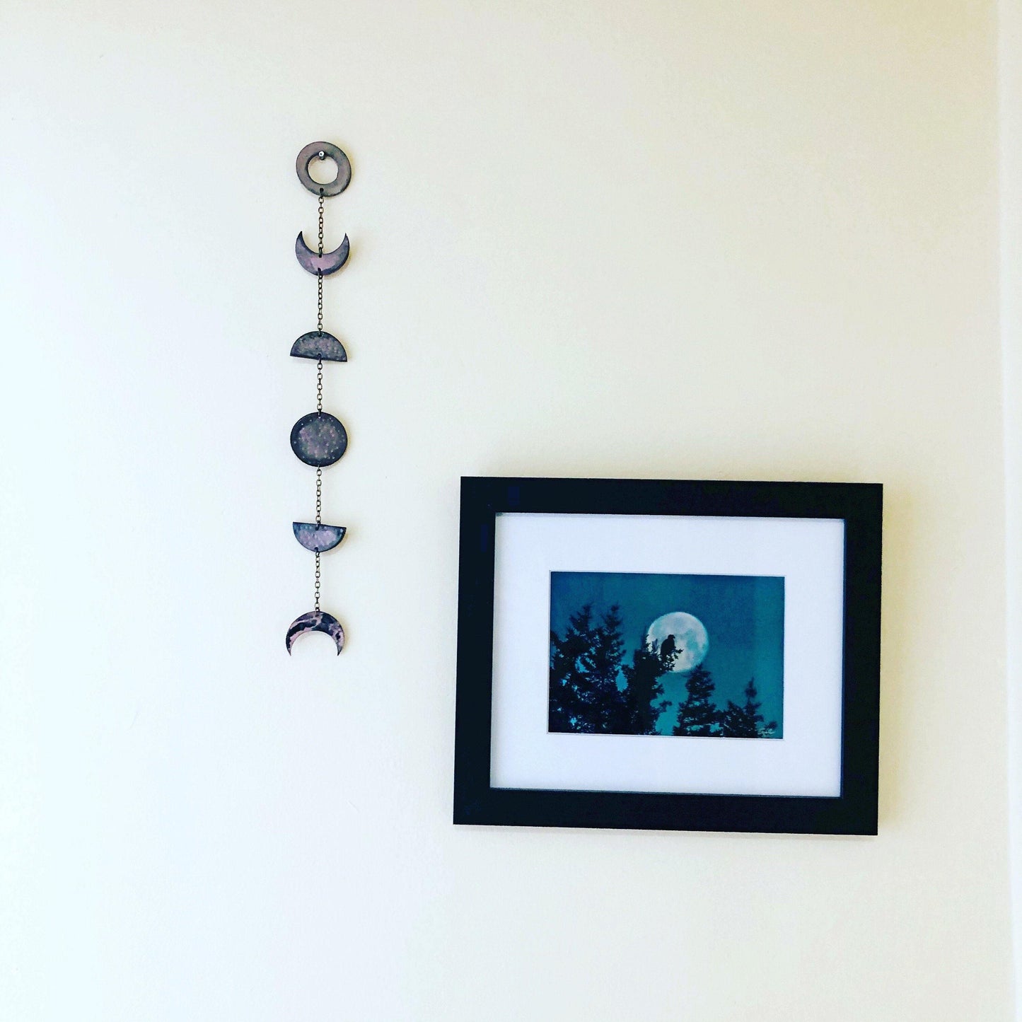 Turquoise Moon Phase Wall Hanging - Sassy Sacha Jewelry