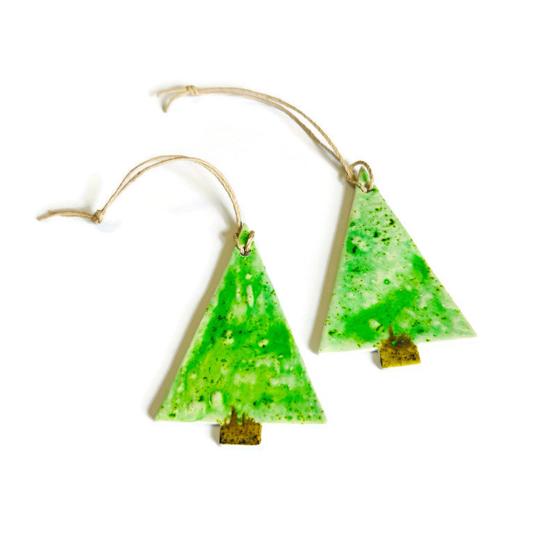 Christmas Tree Shaped Ornament Handmade