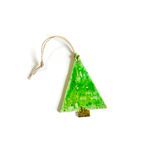 Christmas Tree Shaped Ornament Handmade