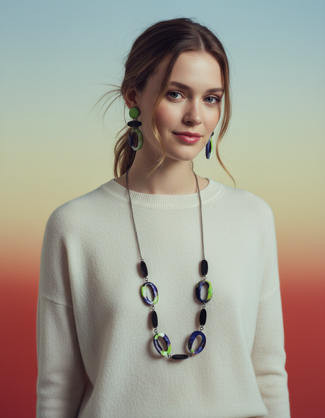 Colorful Clip On Earrings for Summer