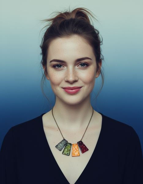 Earth Tone Statement Collar Necklace