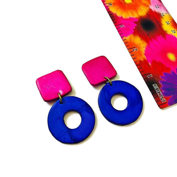 Bold Artsy Statement Earrings for Summer - Sassy Sacha Jewelry