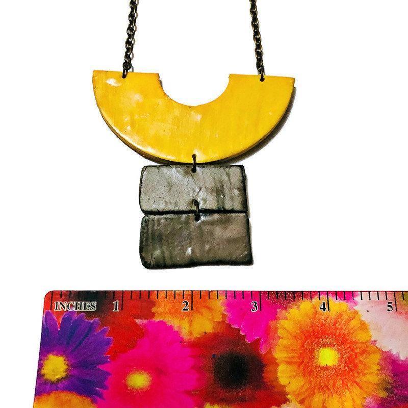 Chunky Statement Necklace & Earring Set Handmade - Sassy Sacha Jewelry