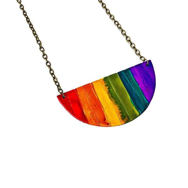 Rainbow Pride Necklace - Sassy Sacha Jewelry