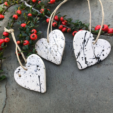 Heart Christmas Ornament Set of 3