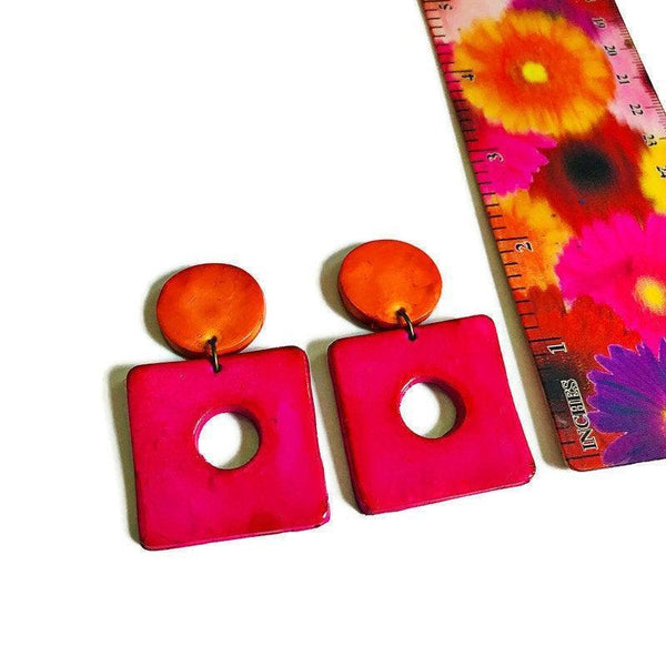 Neon Statement Jewelry Set with Matching Earrings - Sassy Sacha Jewelry