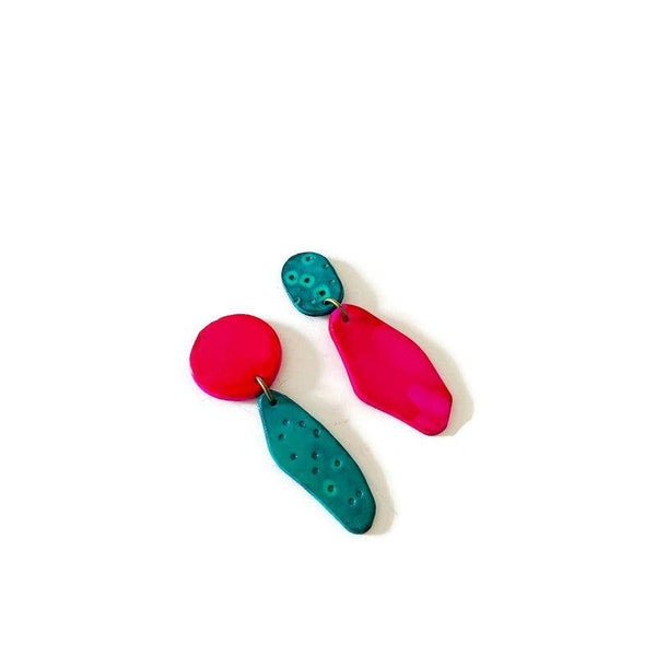 Quirky Mismatch Asymmetric Earrings - Sassy Sacha Jewelry