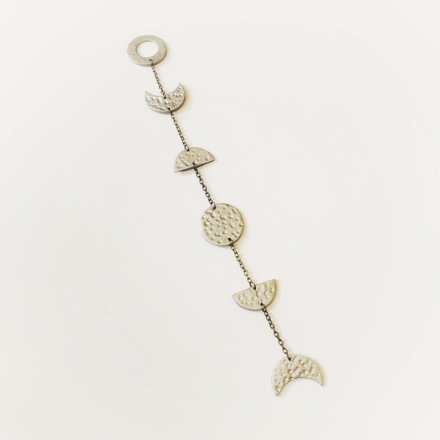 Silver Moon Phase Wall Hanging - Sassy Sacha Jewelry