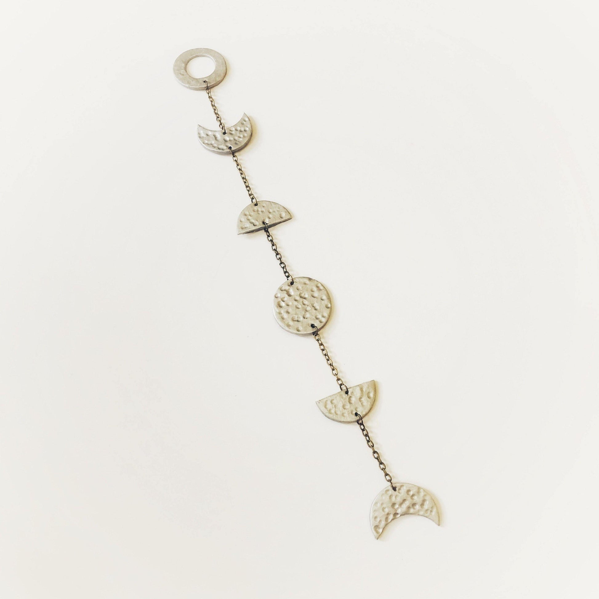 Silver Moon Phase Wall Hanging - Sassy Sacha Jewelry